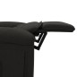 vidaXL Sillón de masaje de tela negro vidaXL Sillón de masaje de tela negro