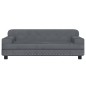 vidaXL Cama para perros de terciopelo gris oscuro 90x53x30 cm vidaXL Cama para perros de terciopelo gris oscuro 90x53x30 cm