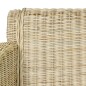 vidaXL Sillas de comedor con cojines 2 unidades ratán natural vidaXL Sillas de comedor con cojines 2 unidades ratán natural