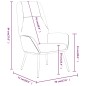 vidaXL Sillón de relax de cuero sintético marrón brillante vidaXL Sillón de relax de cuero sintético marrón brillante