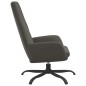 vidaXL Sillón de relax de terciopelo gris oscuro vidaXL Sillón de relax de terciopelo gris oscuro