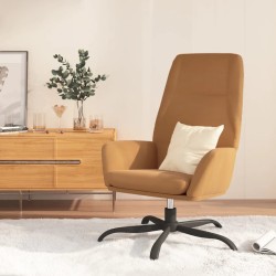 vidaXL Sillón de relax de piel de ante sintético gris taupe