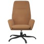vidaXL Sillón de relax de piel de ante sintético gris taupe vidaXL Sillón de relax de piel de ante sintético gris taupe