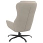 vidaXL Sillón de relax de piel de ante sintética color crema vidaXL Sillón de relax de piel de ante sintética color crema