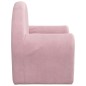 vidaXL Sofá cama para niños felpa suave rosa vidaXL Sofá cama para niños felpa suave rosa