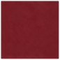 vidaXL Paneles de pared 12 uds terciopelo rojo tinto 30x30 cm 1,08 m² vidaXL Paneles de pared 12 uds terciopelo rojo tinto 30x30 cm 1,08 m²