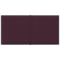 vidaXL Paneles de pared 12 uds tela morado 30x15 cm 0,54 m² vidaXL Paneles de pared 12 uds tela morado 30x15 cm 0,54 m²