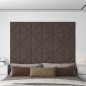 vidaXL Paneles de pared 12 uds tela gris taupé 30x30 cm 0,54 m² vidaXL Paneles de pared 12 uds tela gris taupé 30x30 cm 0,54 m²