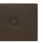 vidaXL Paneles de pared 12 uds cuero sintético marrón 90x15 cm 1,62 m² vidaXL Paneles de pared 12 uds cuero sintético marrón 90x15 cm 1,62 m²