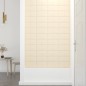 vidaXL Paneles de pared 12 uds terciopelo crema 30x15 cm 0,54 m² vidaXL Paneles de pared 12 uds terciopelo crema 30x15 cm 0,54 m²