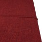 vidaXL Paneles de pared 12 uds tela rojo tinto 30x30 cm 1,08 m²