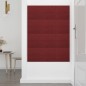 vidaXL Paneles de pared 12 uds tela rojo tinto 30x30 cm 1,08 m²