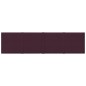 vidaXL Paneles de pared 12 uds tela morado 60x15 cm 1,08 m²