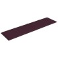 vidaXL Paneles de pared 12 uds tela morado 60x15 cm 1,08 m²