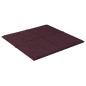 vidaXL Paneles de pared 12 uds tela morado 30x30 cm 1,08 m² vidaXL Paneles de pared 12 uds tela morado 30x30 cm 1,08 m²