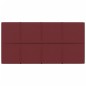 vidaXL Paneles de pared 12 uds tela rojo tinto 60x30 cm 2,16 m² vidaXL Paneles de pared 12 uds tela rojo tinto 60x30 cm 2,16 m²