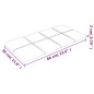 vidaXL Paneles de pared 12 uds tela rojo tinto 60x30 cm 2,16 m² vidaXL Paneles de pared 12 uds tela rojo tinto 60x30 cm 2,16 m²