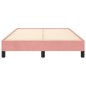 vidaXL Estructura de cama de terciopelo rosa 120x200 cm vidaXL Estructura de cama de terciopelo rosa 120x200 cm