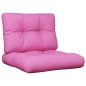 vidaXL Cojines para sofá de palets 2 piezas tela rosa vidaXL Cojines para sofá de palets 2 piezas tela rosa