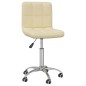 vidaXL Sillas comedor giratorias 2 unidades cuero sintético crema vidaXL Sillas comedor giratorias 2 unidades cuero sintético crema
