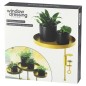 Esschert Design Bandeja para plantas con abrazadera redonda dorada L Esschert Design Bandeja para plantas con abrazadera redonda dorada L