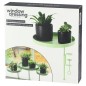 Esschert Design Bandeja para plantas con abrazadera redonda verde L Esschert Design Bandeja para plantas con abrazadera redonda verde L