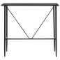 vidaXL Juego de mesa alta y taburetes 5 piezas tela gris oscuro vidaXL Juego de mesa alta y taburetes 5 piezas tela gris oscuro