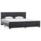 vidaXL Estructura de cama de piel de ante artificial gris 180x200 cm vidaXL Estructura de cama de piel de ante artificial gris 180x200 cm
