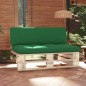 vidaXL Sofá central de palets para jardín madera pino impregnada vidaXL Sofá central de palets para jardín madera pino impregnada
