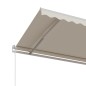vidaXL Toldo retráctil automático crema 450x350 cm vidaXL Toldo retráctil automático crema 450x350 cm