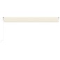 vidaXL Toldo retráctil automático crema 600x350 cm vidaXL Toldo retráctil automático crema 600x350 cm