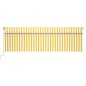 vidaXL Toldo retráctil manual con persiana amarillo y blanco 5x3 m vidaXL Toldo retráctil manual con persiana amarillo y blanco 5x3 m