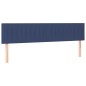 vidaXL Cama box spring con colchón tela azul 200x200 cm vidaXL Cama box spring con colchón tela azul 200x200 cm