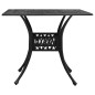 vidaXL Mesa y sillas de bistró 5 piezas aluminio fundido negro vidaXL Mesa y sillas de bistró 5 piezas aluminio fundido negro