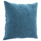 vidaXL Sofá de 2 plazas con cojines terciopelo azul 120 cm vidaXL Sofá de 2 plazas con cojines terciopelo azul 120 cm