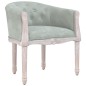 vidaXL Silla de comedor terciopelo gris claro vidaXL Silla de comedor terciopelo gris claro