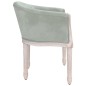 vidaXL Silla de comedor terciopelo gris claro vidaXL Silla de comedor terciopelo gris claro