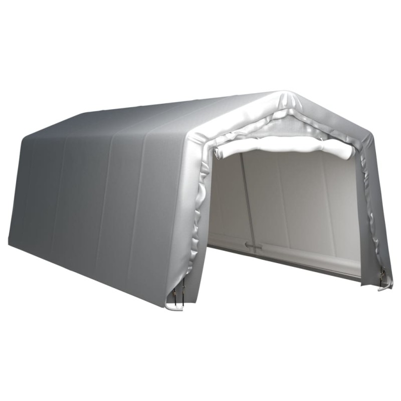 vidaXL Carpa de almacenamiento acero gris 300x750 cm vidaXL Carpa de almacenamiento acero gris 300x750 cm