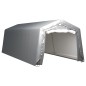 vidaXL Carpa de almacenamiento acero gris 300x750 cm vidaXL Carpa de almacenamiento acero gris 300x750 cm
