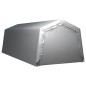 vidaXL Carpa de almacenamiento acero gris 300x750 cm vidaXL Carpa de almacenamiento acero gris 300x750 cm
