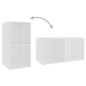 vidaXL Muebles para TV 2 uds madera de ingeniería blanco 72x35x36,5 cm vidaXL Muebles para TV 2 uds madera de ingeniería blanco 72x35x36,5 cm