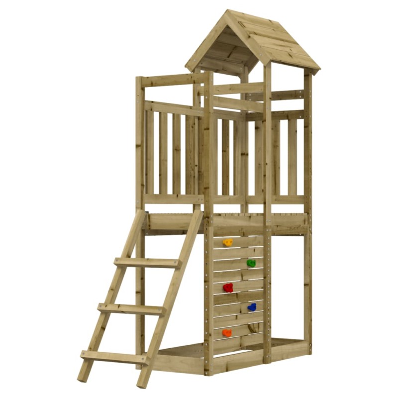 vidaXL Parque infantil de madera pino impregnada 52,5x110,5x214 cm vidaXL Parque infantil de madera pino impregnada 52,5x110,5x214 cm