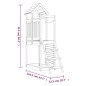 vidaXL Parque infantil de madera pino impregnada 52,5x110,5x214 cm vidaXL Parque infantil de madera pino impregnada 52,5x110,5x214 cm
