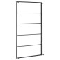 vidaXL Toallero de acero negro 60x10x116 cm