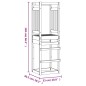 vidaXL Torre de juegos madera maciza de abeto Douglas 53x46,5x169 cm vidaXL Torre de juegos madera maciza de abeto Douglas 53x46,5x169 cm