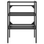vidaXL Estructura de lavabo de hierro negro 59x38x83 cm vidaXL Estructura de lavabo de hierro negro 59x38x83 cm