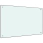 vidaXL Protección salpicaduras cocina vidrio templado blanco 80x50 cm vidaXL Protección salpicaduras cocina vidrio templado blanco 80x50 cm