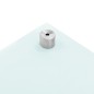vidaXL Protección salpicaduras cocina vidrio templado blanco 80x50 cm vidaXL Protección salpicaduras cocina vidrio templado blanco 80x50 cm