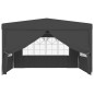 vidaXL Carpa profesional para fiestas con paredes gris 90 g/m² 4x4 m vidaXL Carpa profesional para fiestas con paredes gris 90 g/m² 4x4 m