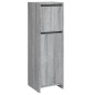 vidaXL Armario de baño madera contrachapada gris Sonoma 30x30x95 cm vidaXL Armario de baño madera contrachapada gris Sonoma 30x30x95 cm